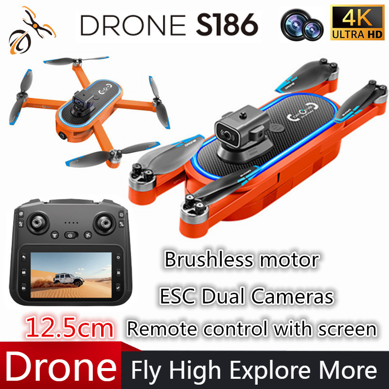 Photography Drone - 2025 S186 Drone Professional 4K HD