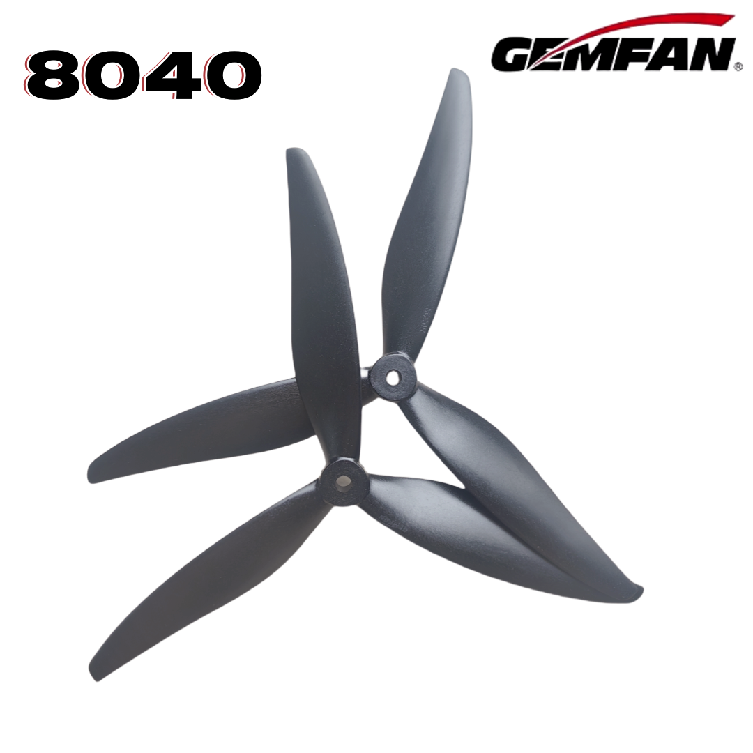 Photography Drone - Gemfan 8040 8X4X3 3-blade 8-inch Propeller