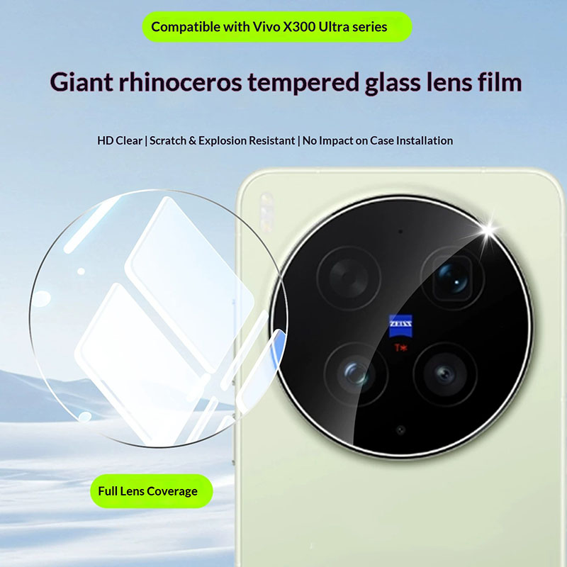Photography Kit Vivo X300 - Full Glue Camera Lens Protector for