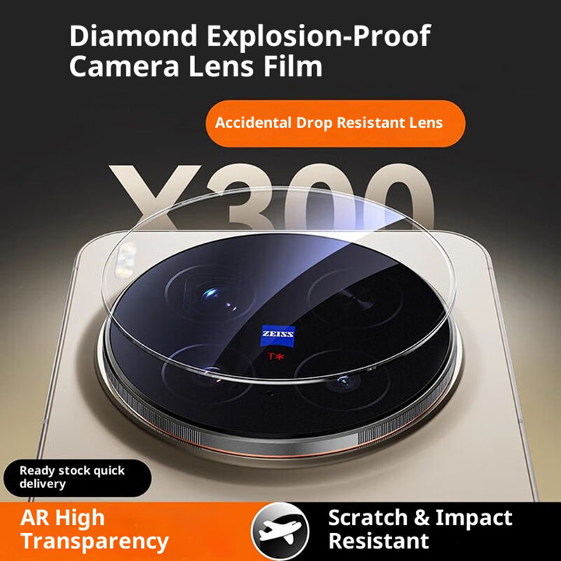 Photography Kit Vivo X300 - 3-1Pcs 9H Claer Camera Cover Lens