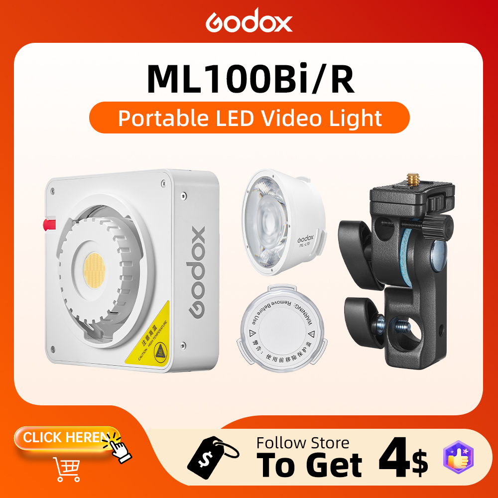 Photography Umbrella Lights - Godox ML100BI Full Color LED Video