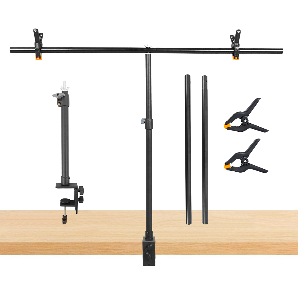 Photography Hacks - Adjustable Small Desk T-shaped Tripod Stand