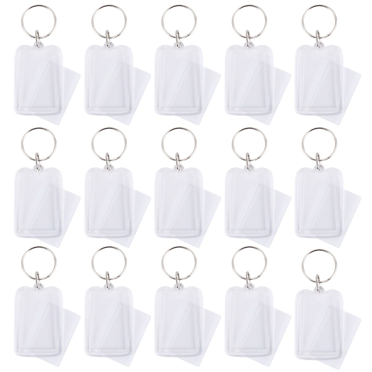 Photography Hacks - 100/200pcs Blank Photo Keyrings Acrylic Blank