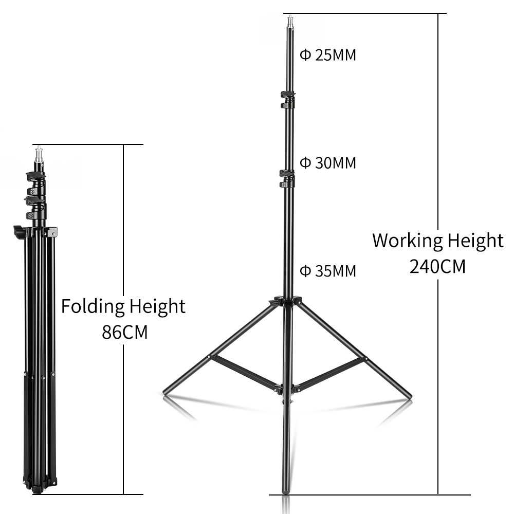 240CM/7.9FT Ốc Vít 1/4 Chụp Ản - đánh giá và giá Photography Umbrella Lights