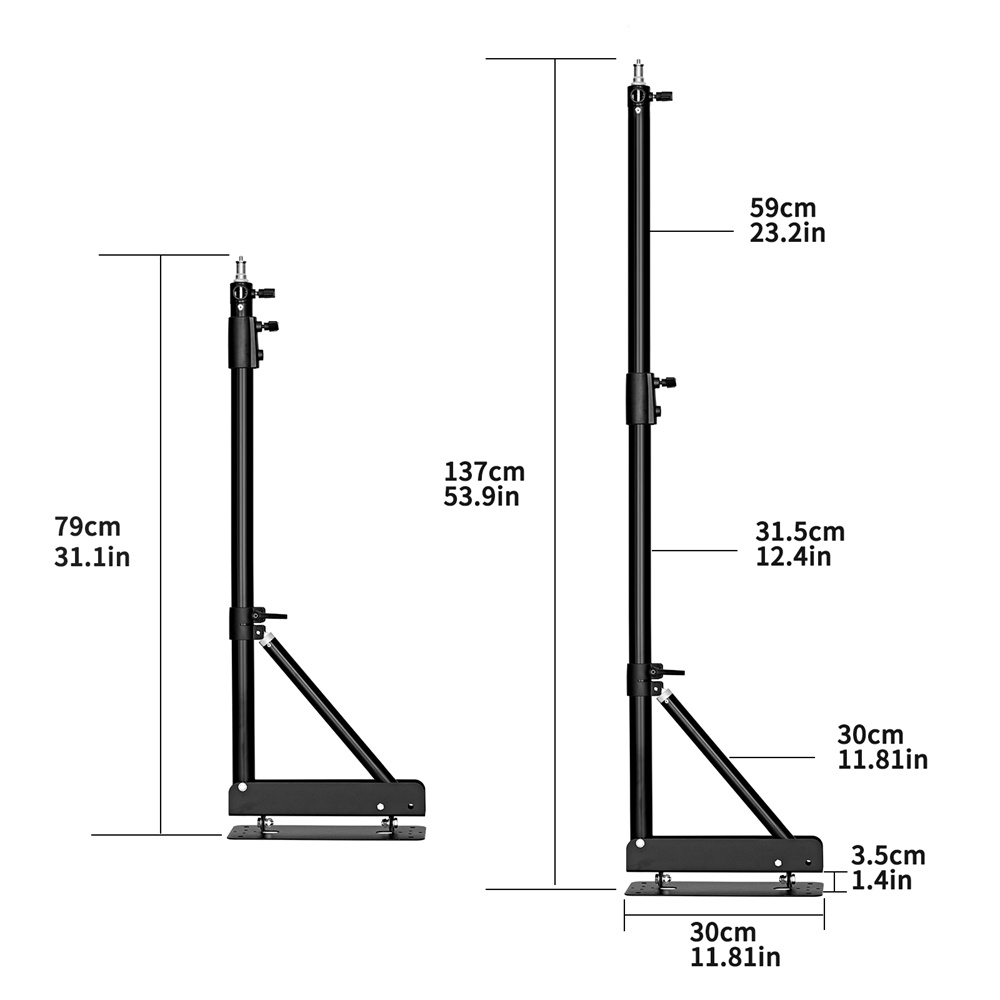 100/135/ 170cm Wall Mounting T - đánh giá và giá Photography Umbrella Lights