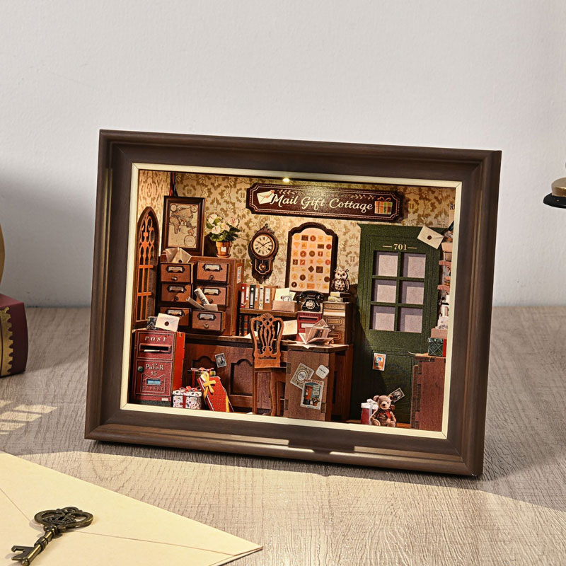 DIY 3D Wooden Book Nook Kit Mi - đánh giá và giá Photography Hacks
