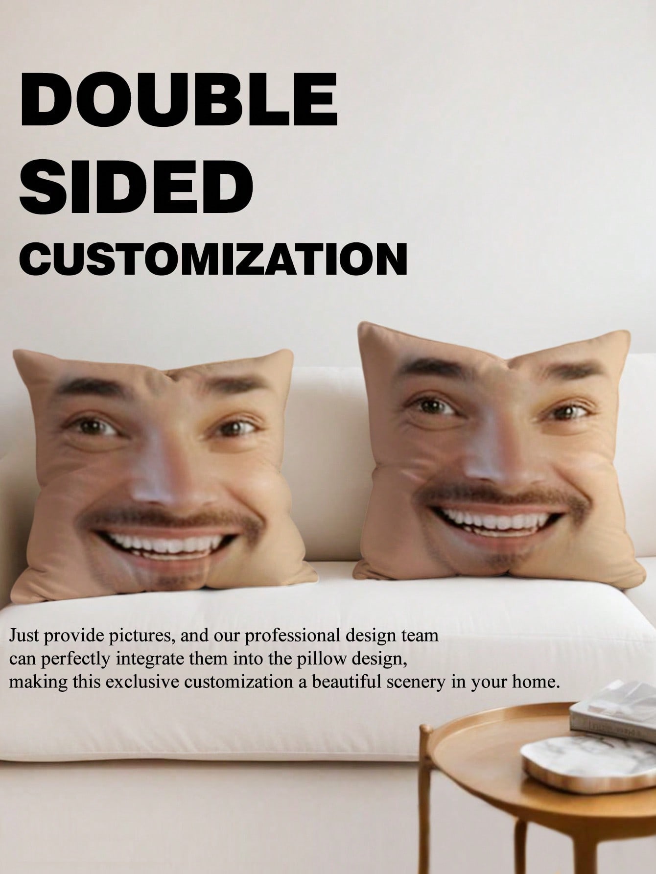 1pc Custom Face Square Pillow  - đánh giá và giá Photography Ideas