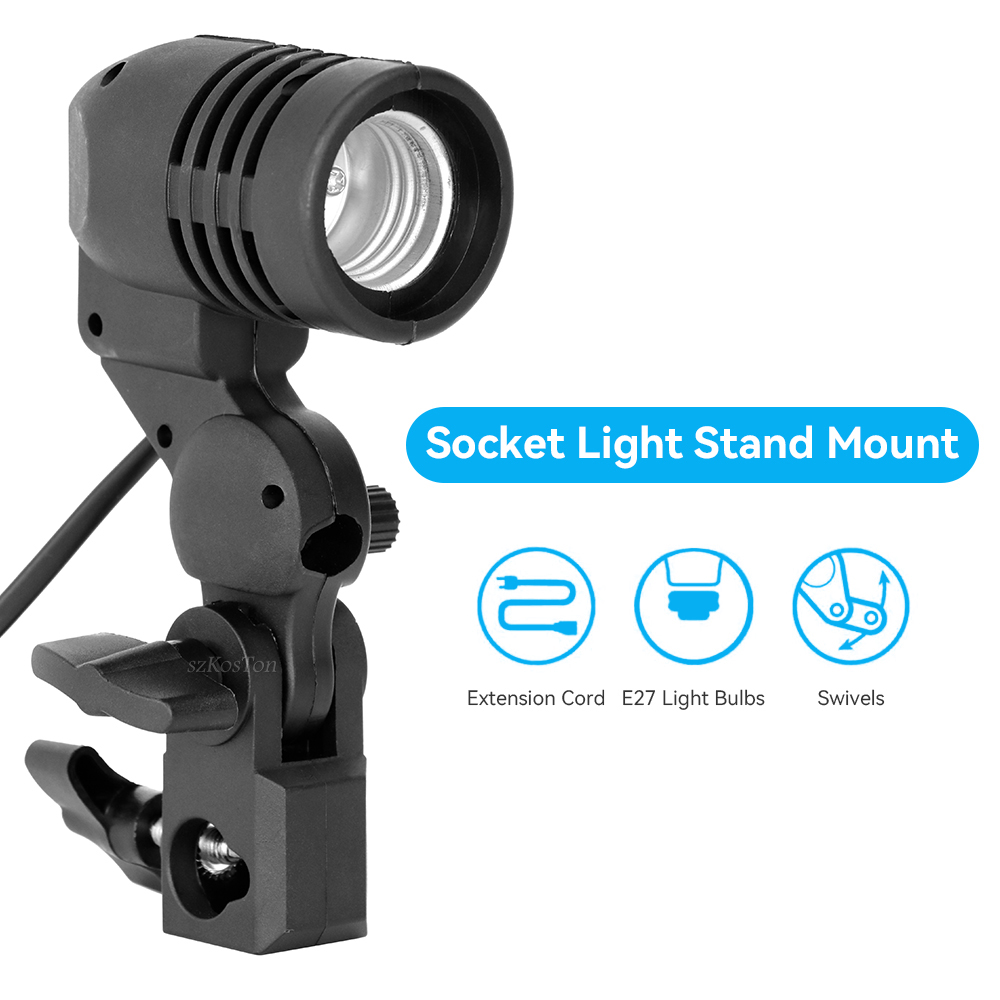 2PCS/1PC E27 Single Head Bulb  - đánh giá và giá Photography Umbrella Lights