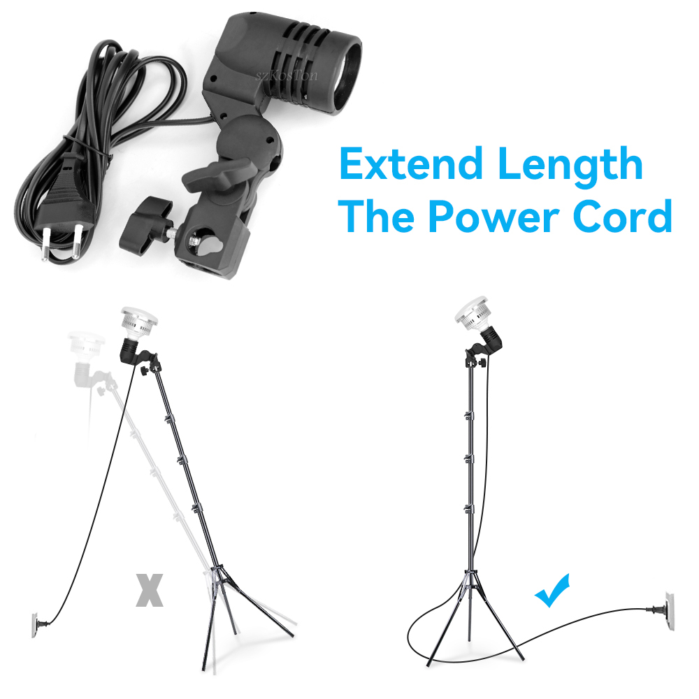 2PCS/1PC E27 Single Head Bulb  - đánh giá và giá Photography Umbrella Lights