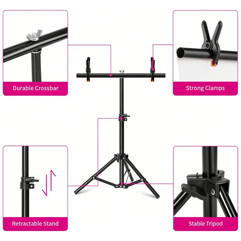 T-shaped Photography Backdrops - đánh giá và giá Photography Hacks