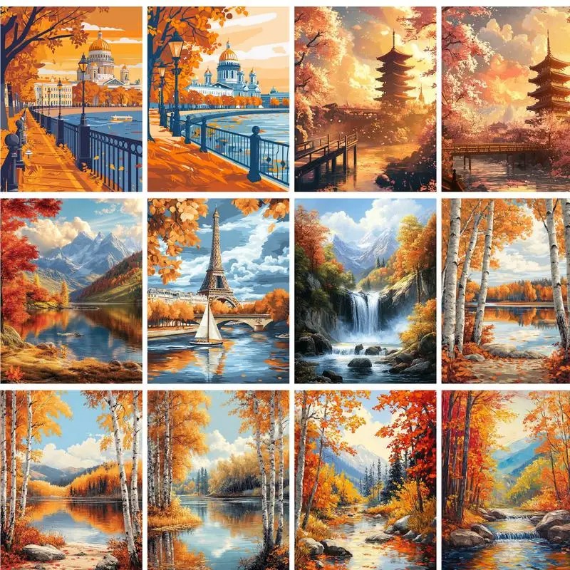 40x50cm Painting By Numbers On - đánh giá và giá Photography Trend