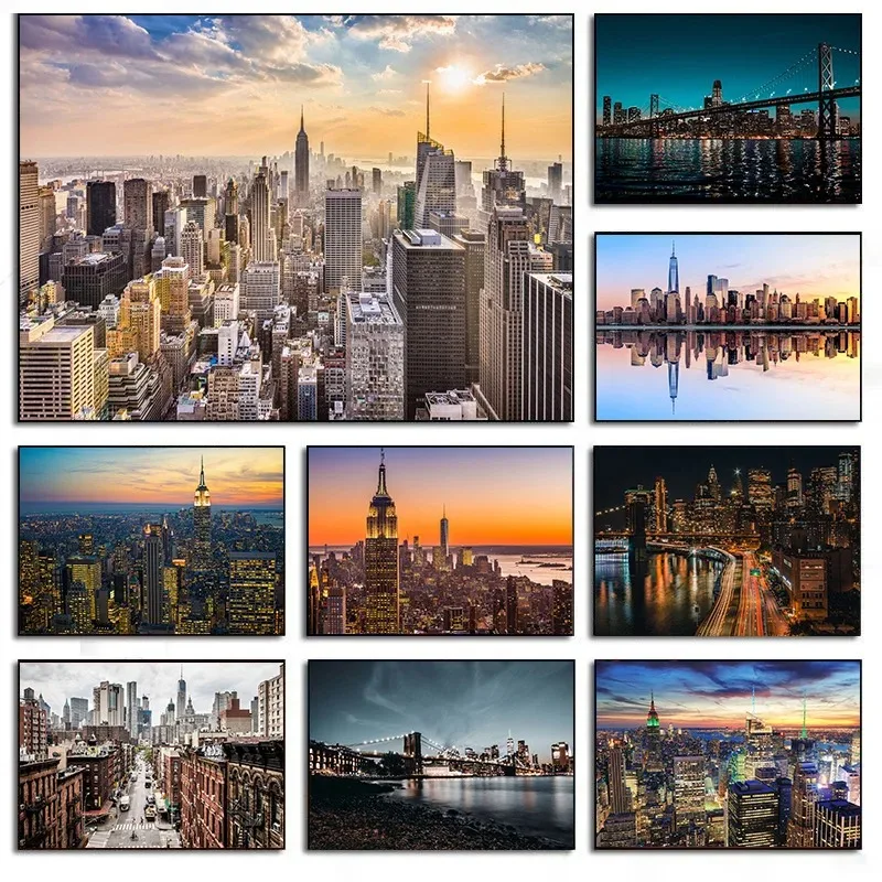 New York City Night Skyline La - đánh giá và giá Photography New York