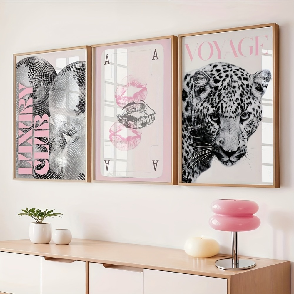 3pcs Frameless Leopard Print,B - đánh giá và giá Photography Trend