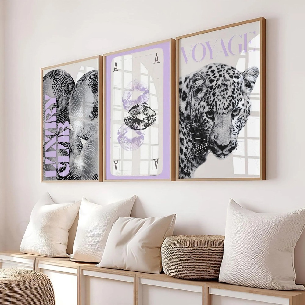 3pcs Frameless Leopard Print,B - đánh giá và giá Photography Trend
