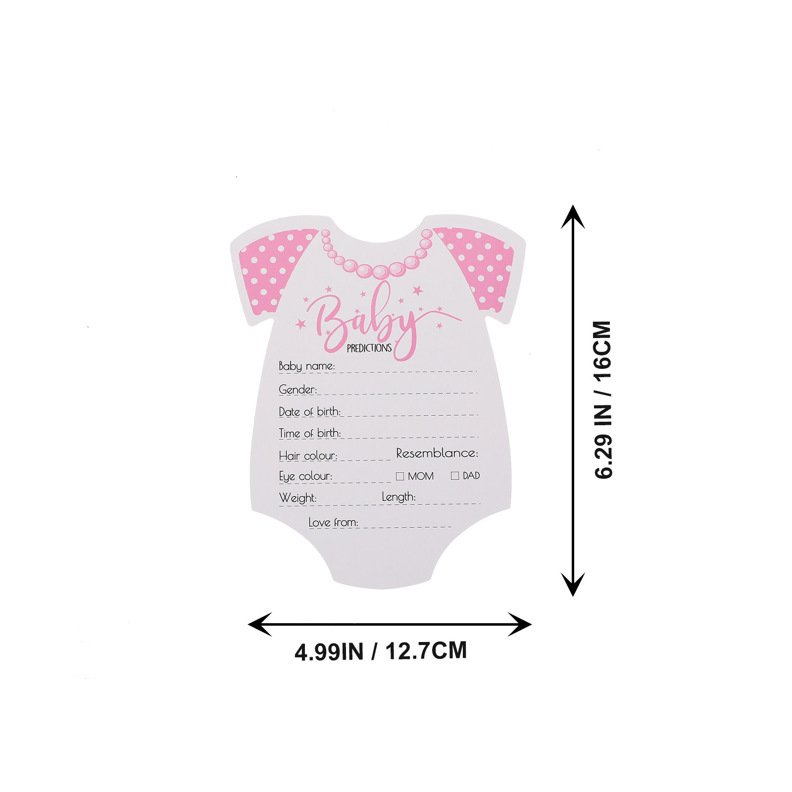 20Pcs Baby Shower Prediction A - đánh giá và giá Photography Meaning