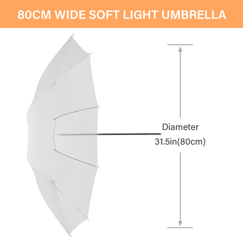 76 * 80cm X4 Transparent White - đánh giá và giá Photography Umbrella Lights