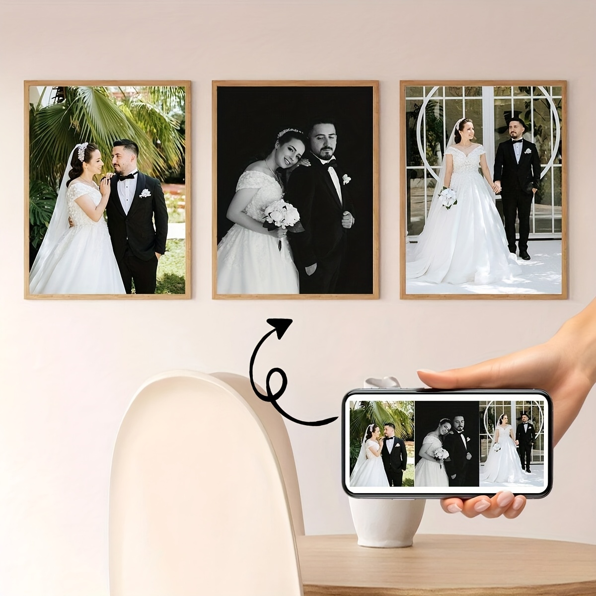3pcs/set Custom Square Canvas  - đánh giá và giá Photography Image