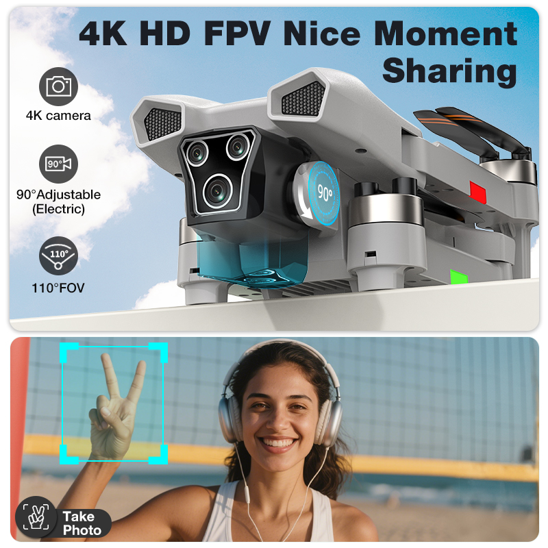 NEW Hot L017 Pro Drone Brushle - đánh giá và giá Photography Drone