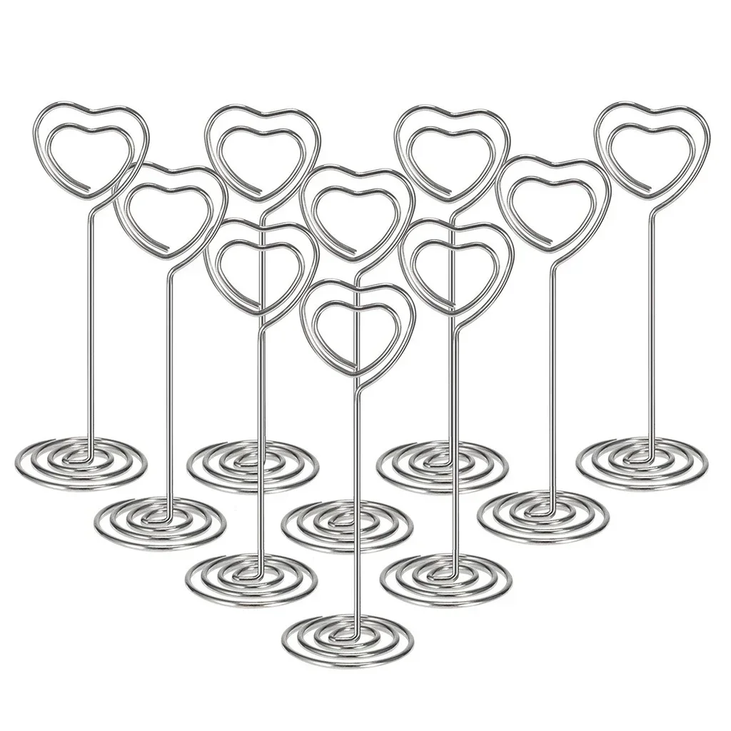 10pcs Heart Shape Table Number - đánh giá và giá Photography Names