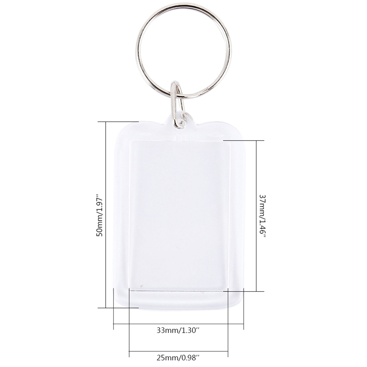 100/200pcs Blank Photo Keyring - đánh giá và giá Photography Hacks