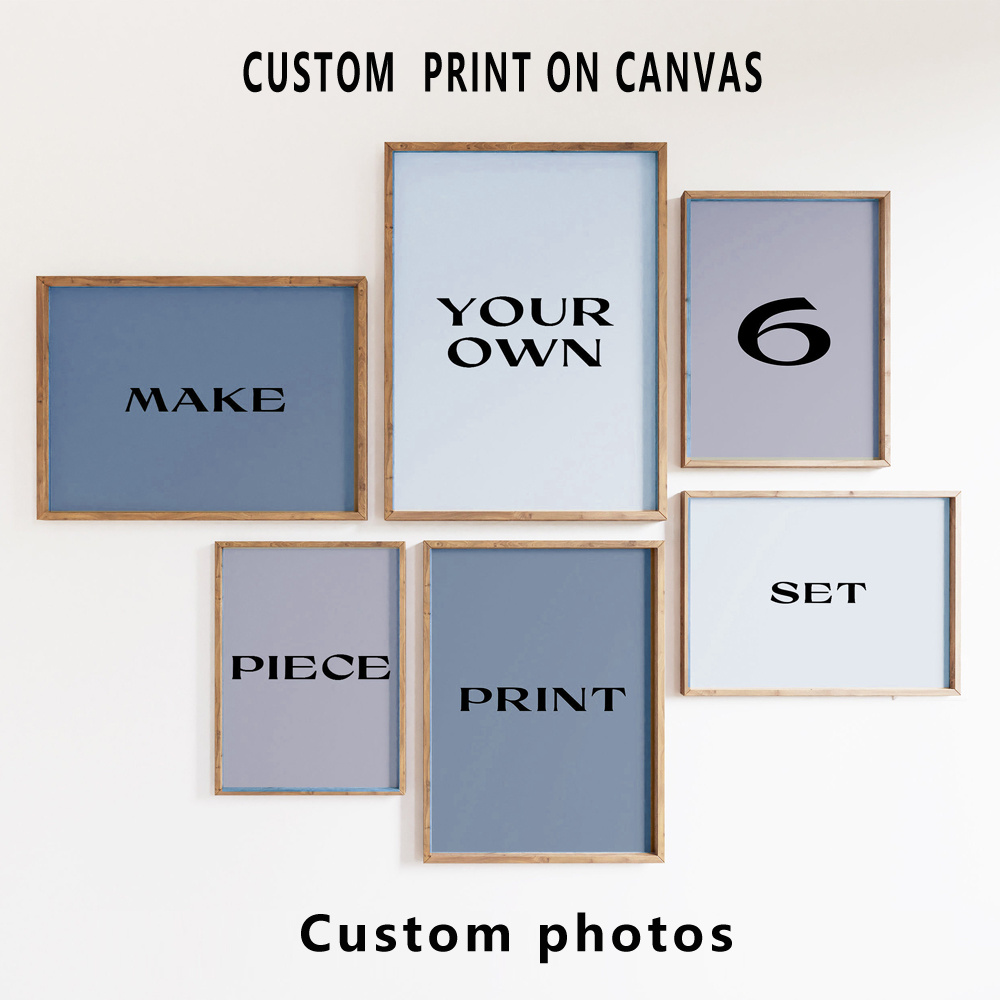 6pcs/set Custom Canvas Prints  - đánh giá và giá Photography Image