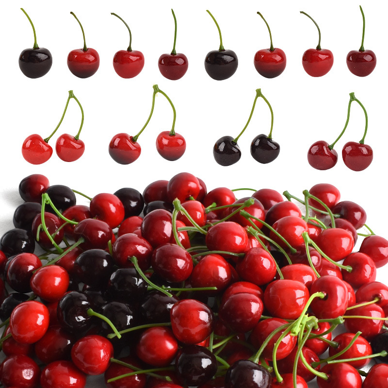 10Pcs Artificial Cherry Fake F - đánh giá và giá Photography Food