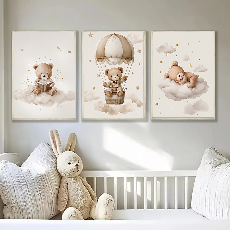 3pcs/set Bohemian Teddy Bear A - đánh giá và giá Photography Image